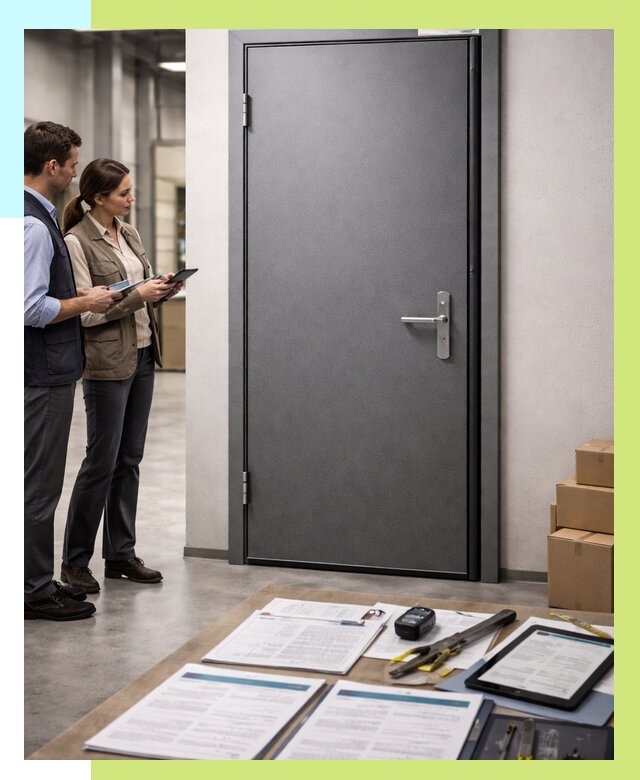 Сертификация противопожарных дверей в Мытищах от 9140 р. | Алешин-Мтщ