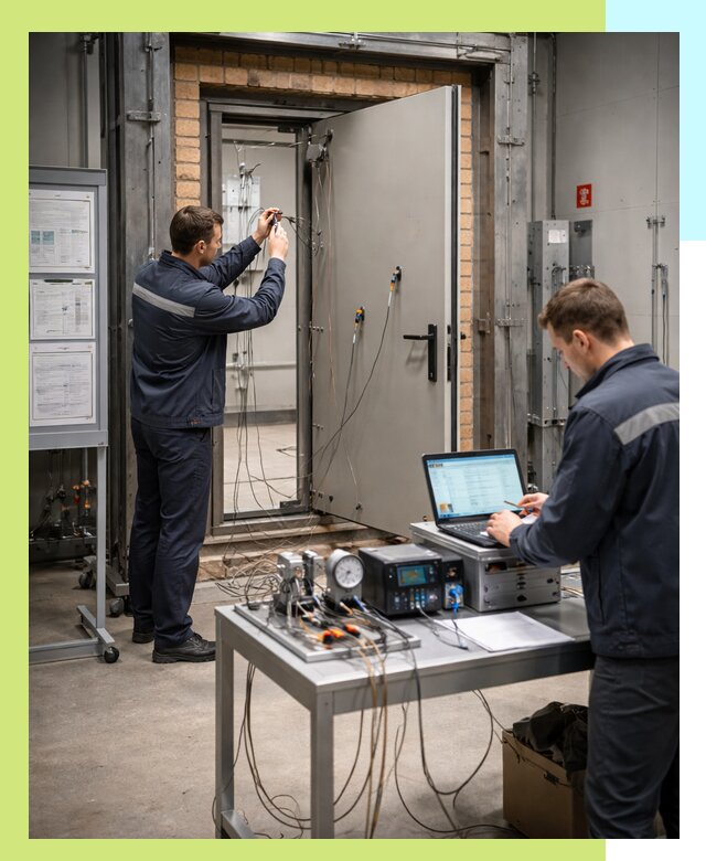 Сертификация противопожарных дверей в Мытищах по ГОСТ и ТР