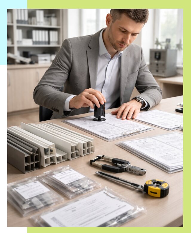 Сертификация ПВХ продукции в Мытищах от 8632 р., Алешин-Мтщ