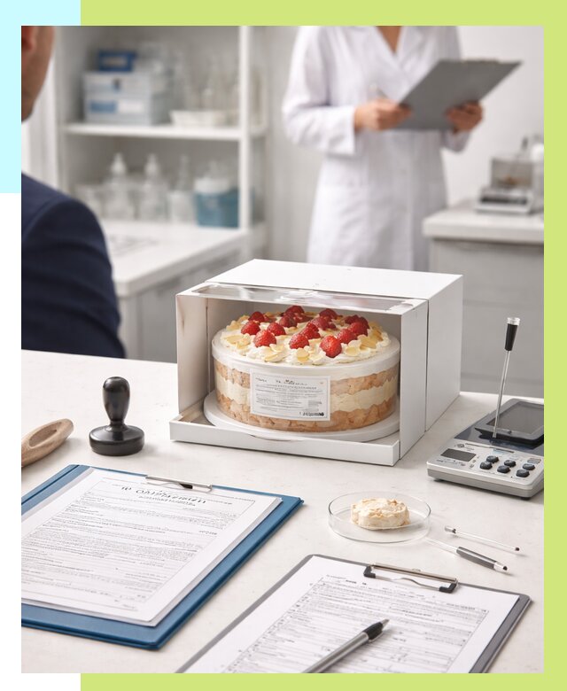 Сертификация тортов в Мытищах от 9140 р. заказать | Алешин-Мтщ