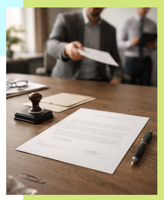 Отказное письмо по сертификации в Мытищах от 3554 р. | Алешин-Мтщ