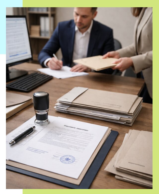 Отказное письмо для таможни в Мытищах от 3047 р, Алешин-Мтщ