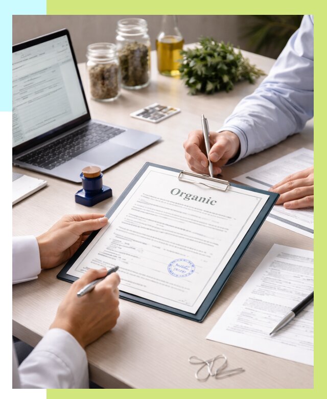 Оформление сертификат органик в Мытищах от 30465 р. | Алешин-Мтщ