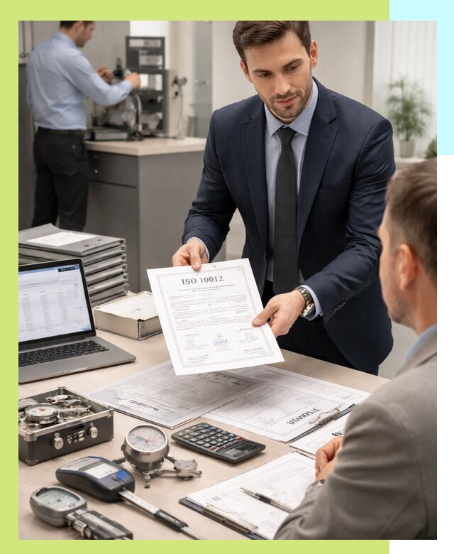 Выдача сертификата ISO 10012 по требованиям метрологии в Мытищах