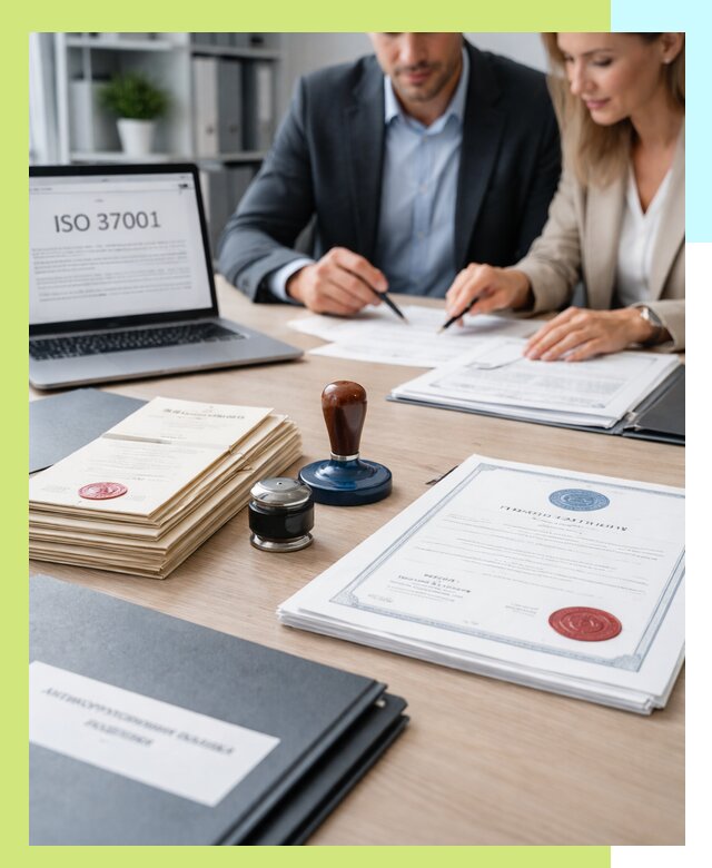 Получение сертификата ISO 37001 по системе борьбы с коррупцией в Мытищах