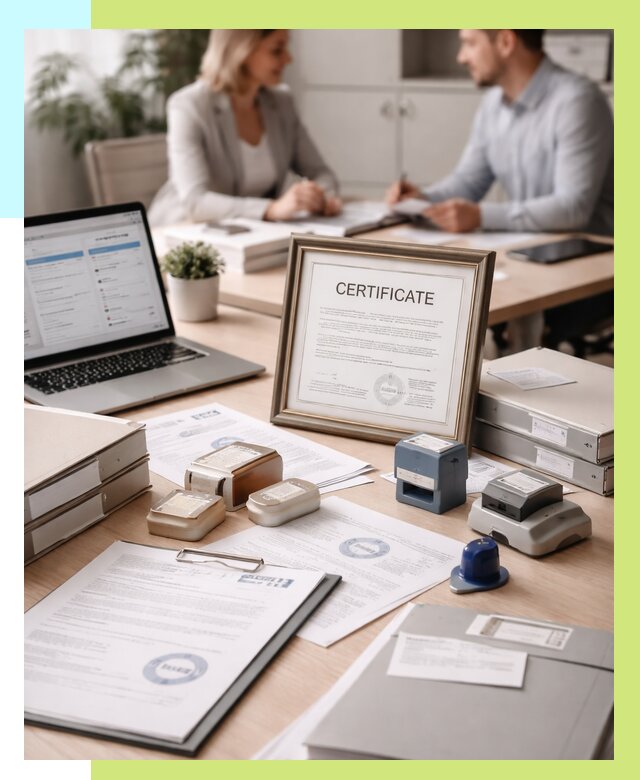 Сертификация компании в Мытищах от 45698 р. | Алешин-Мтщ — заказ